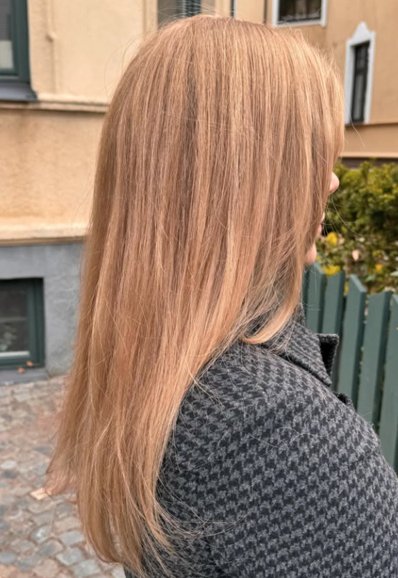 Naturlig blond balayage