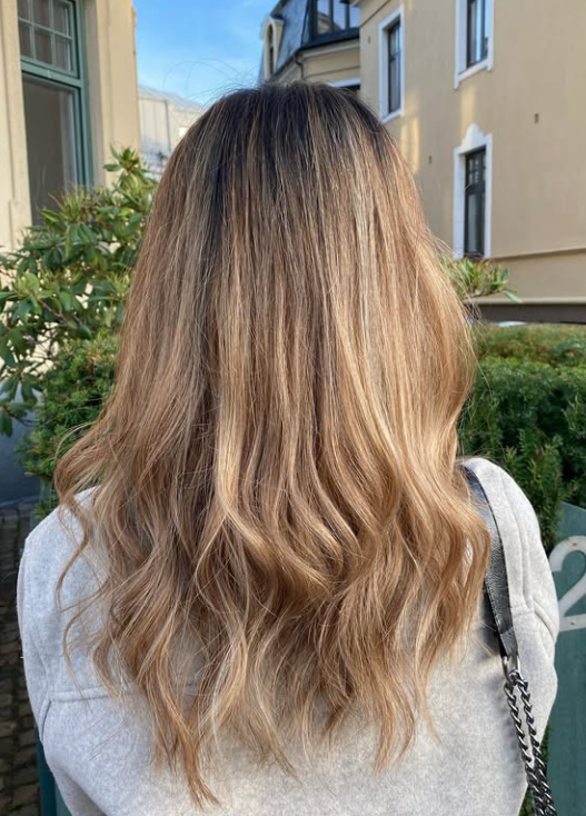 Honungsblond balayage